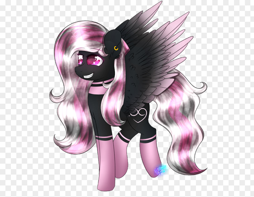 Horse Pony Cartoon Pink M PNG