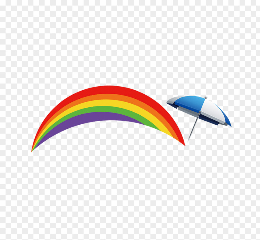 Rainbow Umbrellas Umbrella PNG