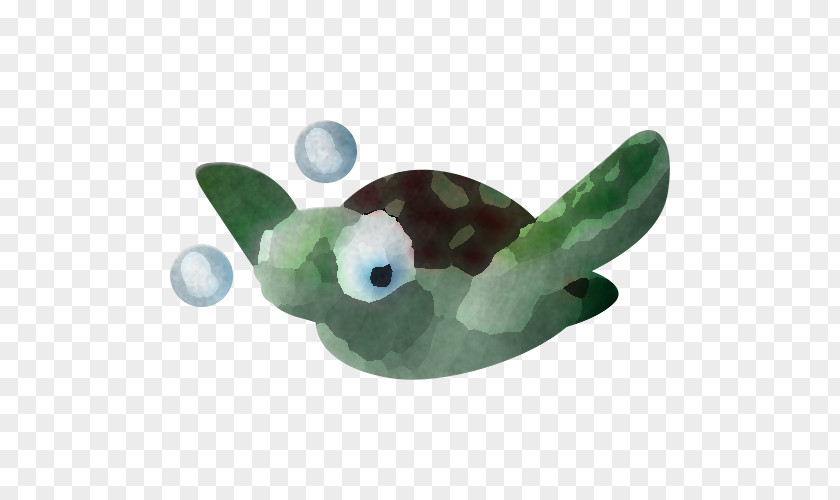 Sea Turtle Green Figurine PNG