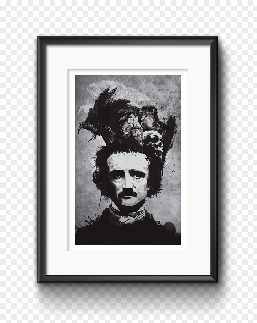 Frame Mockup Edgar Allan Poe The Raven Fall Of House Usher El Poder De Las Palabras Murders In Rue Morgue PNG