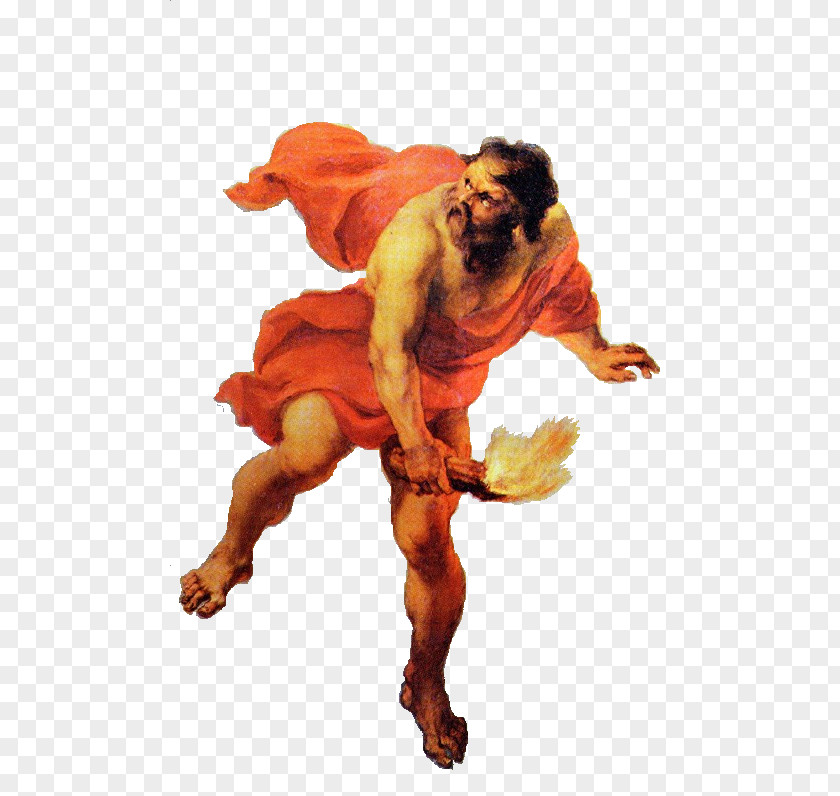 Hephaestus Prometheus Carrying Fire Hades Zeus Hera PNG