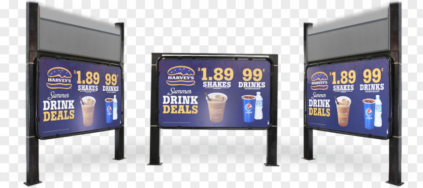 Outdoor Advertising Panels Display Device Communication Signage Banner PNG