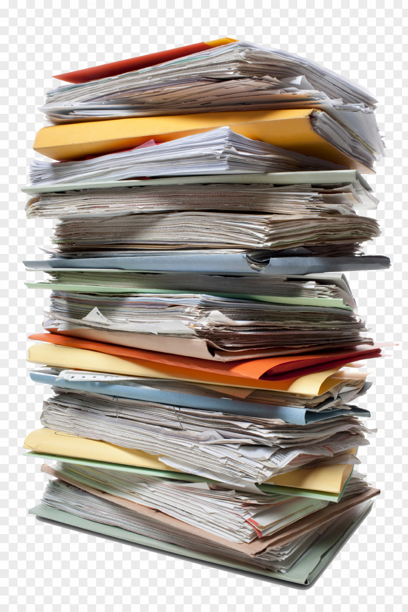 Pile Paper Stack Document Clip Art PNG