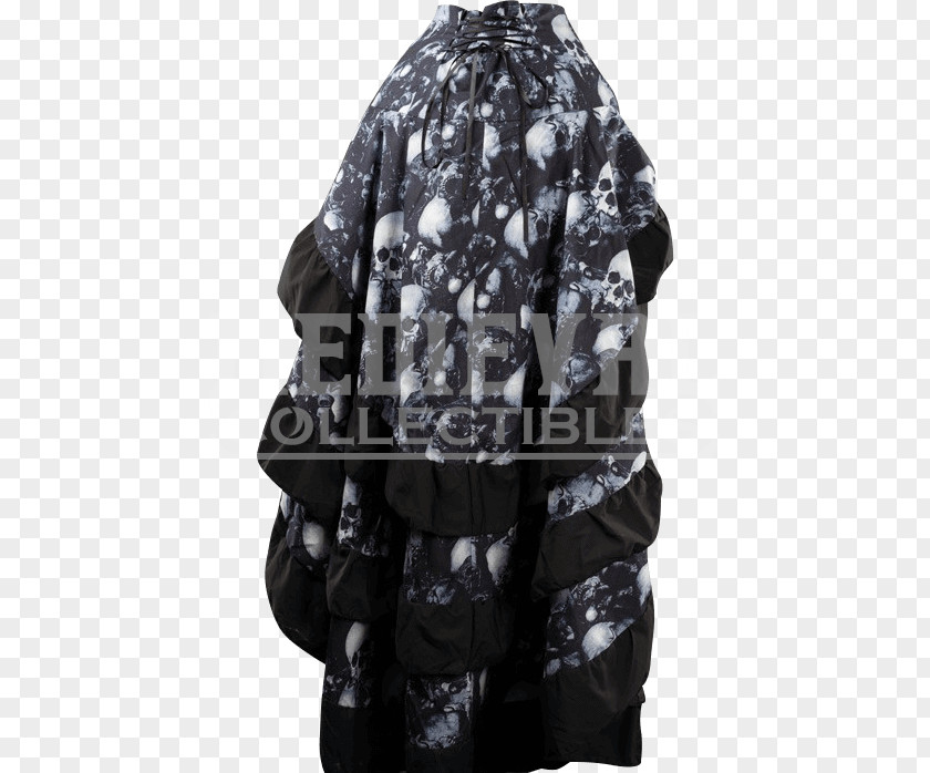 Skull Print Skirt Bustle Clothing Corset Outerwear PNG