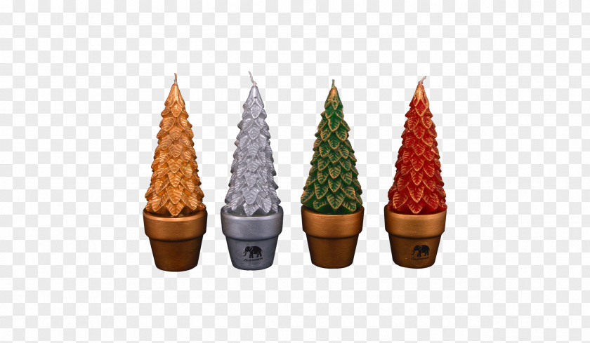 Christmas Ornament Candle Pine Flowerpot PNG