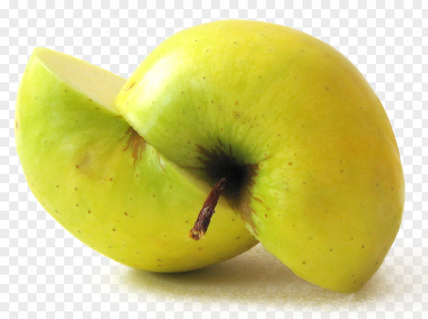 Cut Apple Granny Smith Download Peel Food PNG