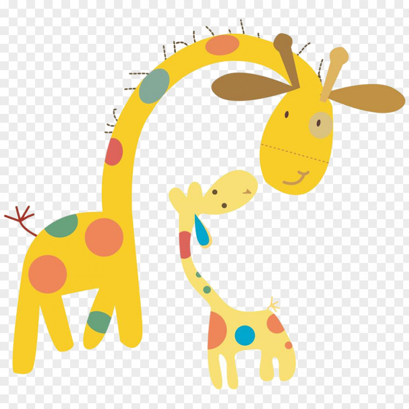 Giraffe Head Vector Graphics Image Cartoon PNG