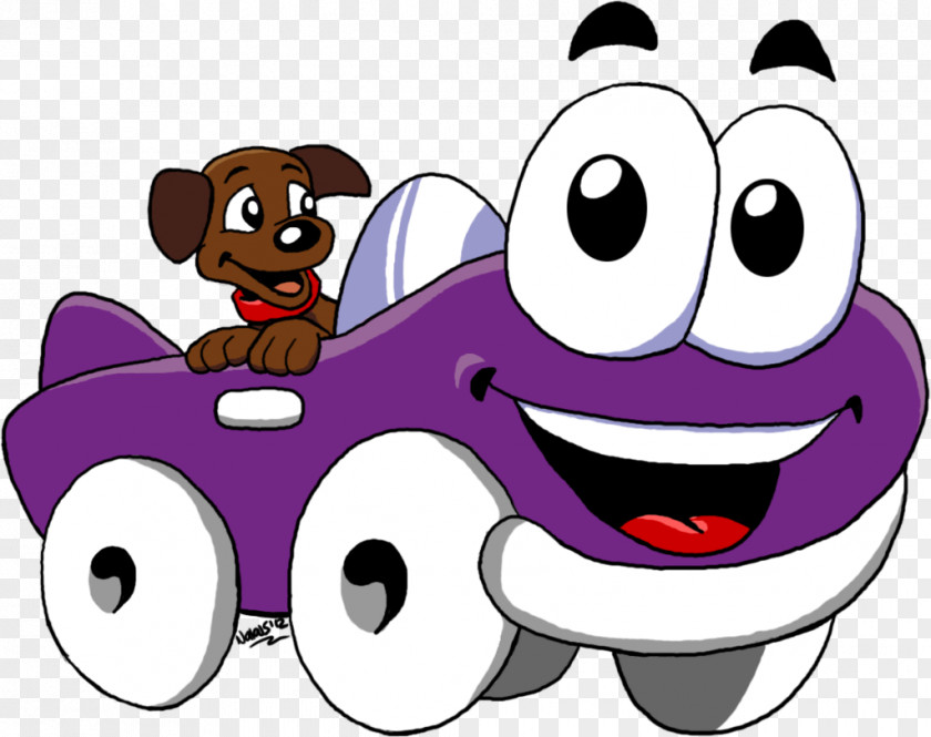 Greeny Putt-Putt Saves The Zoo Travels Through Time Enters Race Goes To Moon DeviantArt PNG