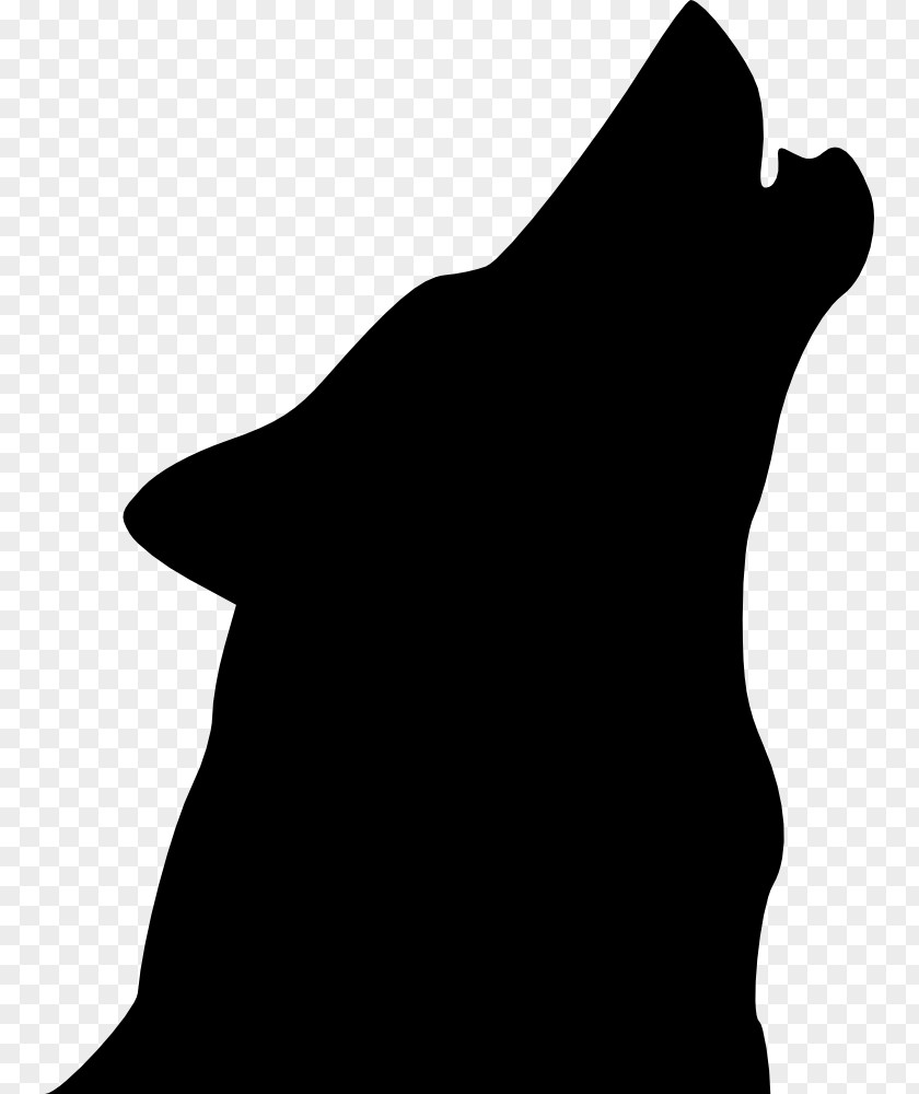 Howl Clipart Gray Wolf Drawing Silhouette Clip Art PNG
