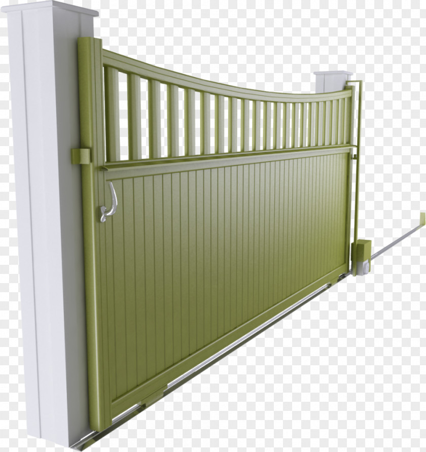 Portal Gate Post Aluminium Fence PNG