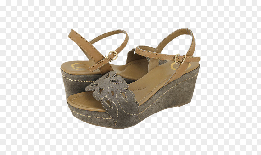 Suede Leather Slide Shoe Sandal Walking PNG
