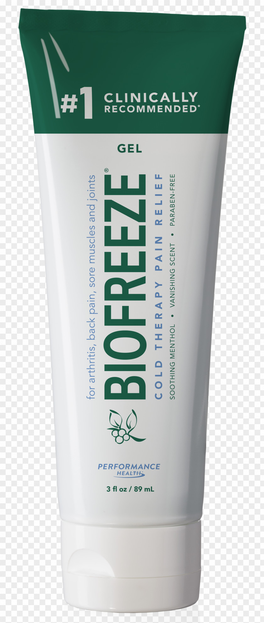 Walgreens Biofreeze Pain Management Back Therapy Gel PNG