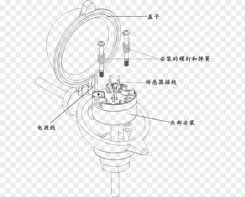 Car Technology Line Art Font PNG