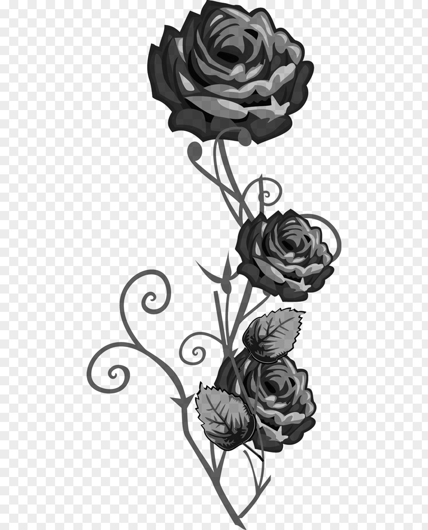 Flower Garden Roses Black And White Visual Arts PNG