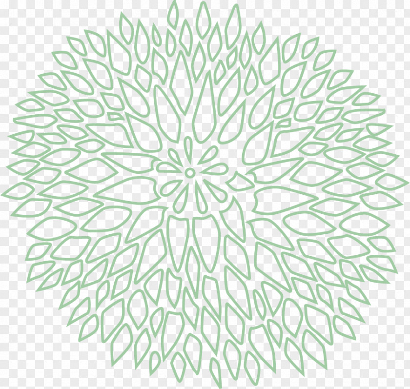 Hand Painted Green Flowers Euclidean Vector Adobe Illustrator PNG