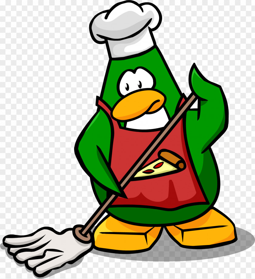 Penguins Chicago-style Pizza Club Penguin Chef Delivery PNG