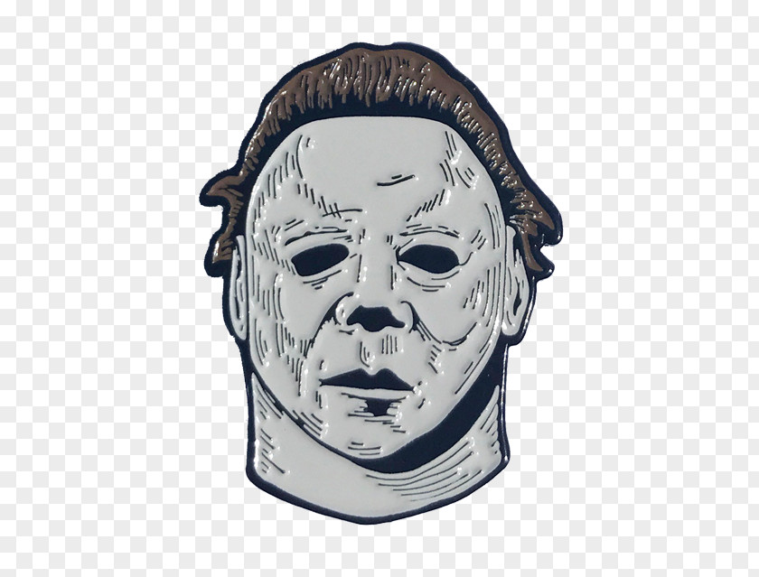 The Shining Danny Michael Myers Mask Halloween Lapel Pin Horror PNG