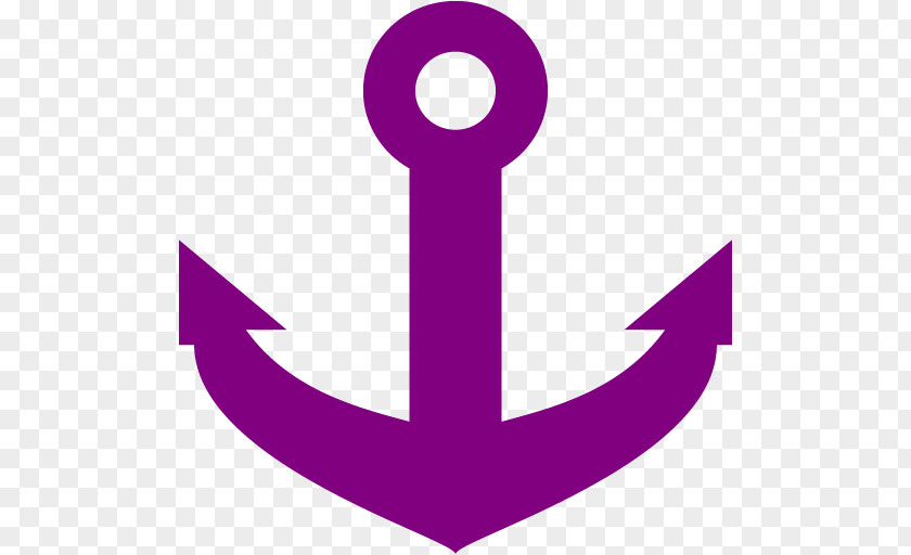 Anchor Shades Of Purple Clip Art PNG