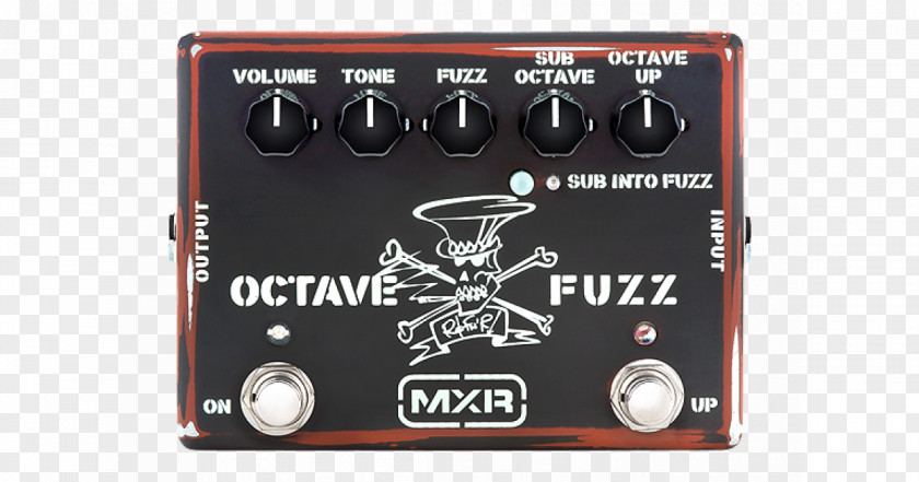 Musical Instruments MXR Fuzzbox Effects Processors & Pedals Distortion Octave PNG