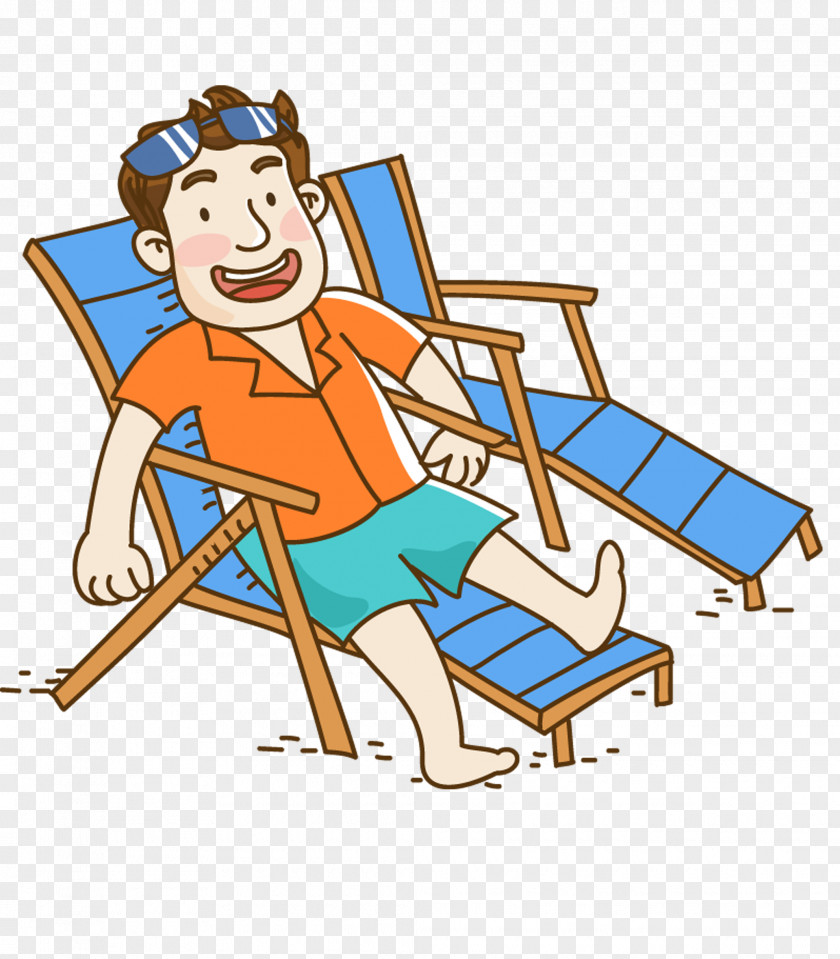 The Boy Sitting On Chair Chaise Longue Recliner PNG