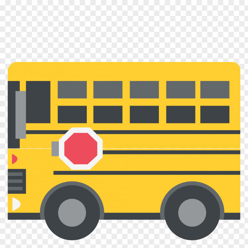 Bus Trolleybus Emoji Text Messaging SMS PNG