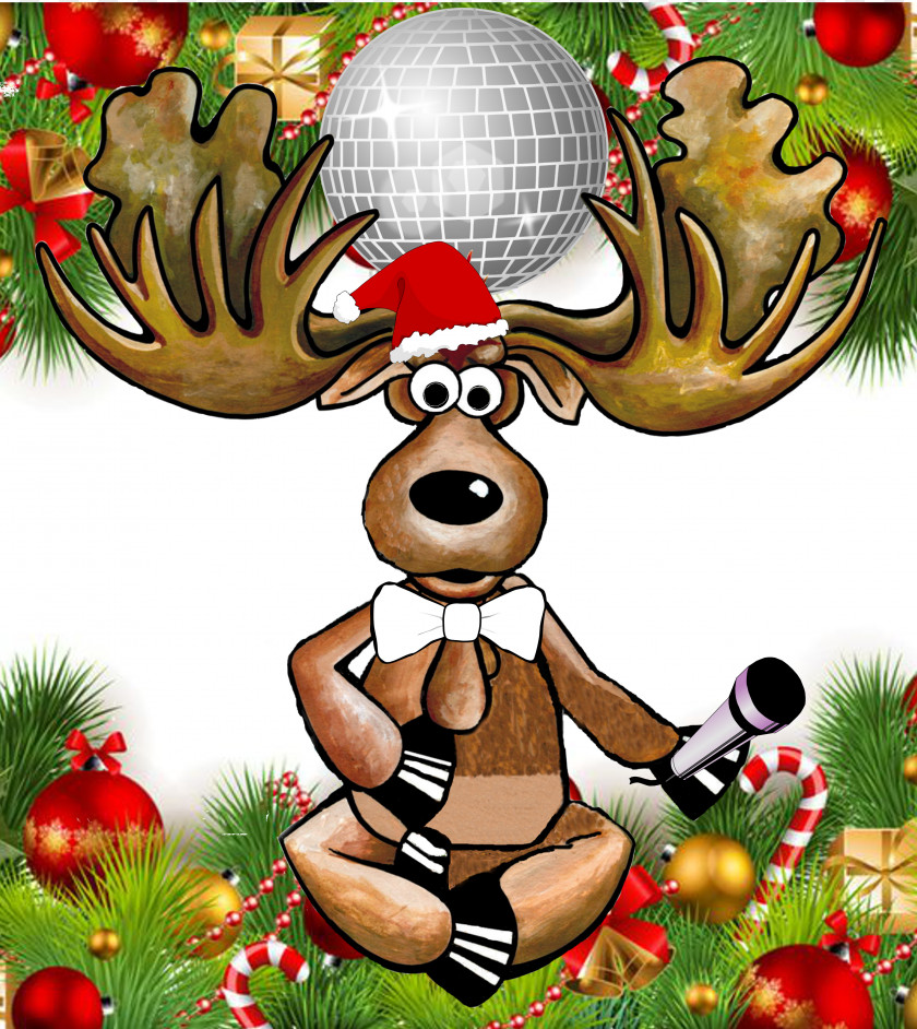 Christmas Moose Cliparts Decoration Ornament Clip Art PNG