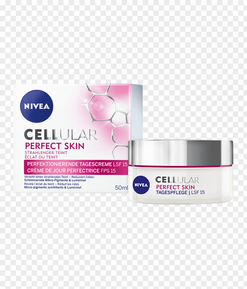 Face Skin Care Lotion NIVEA CELLular Anti-Age Day Cream Perfect Tagesfluid PNG
