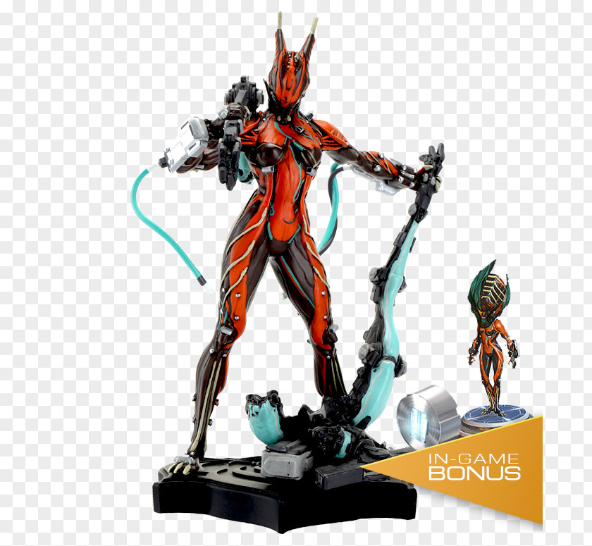 Hand Painted Frame Figurine Statue Warframe Amazon.com PNG