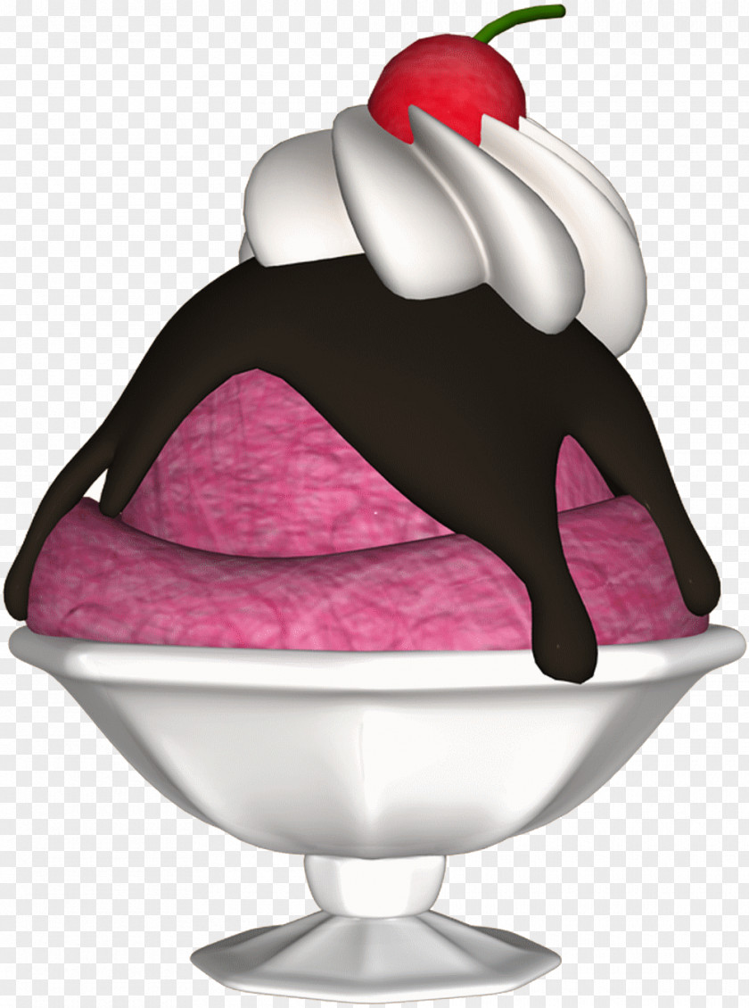 Ice Cream Sundae Fried Fruit PNG