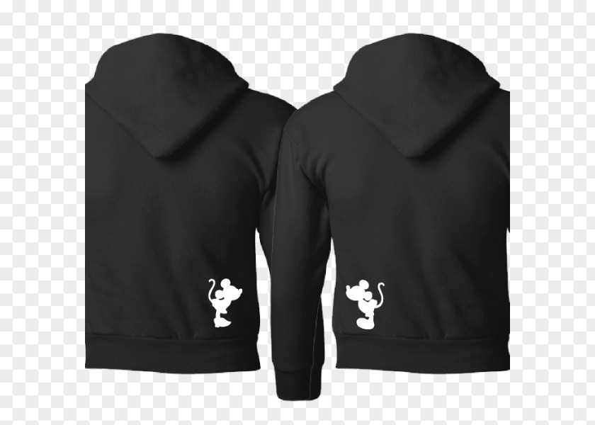 Minnie Mouse Head Sillouitte Hoodie T-shirt Mickey PNG