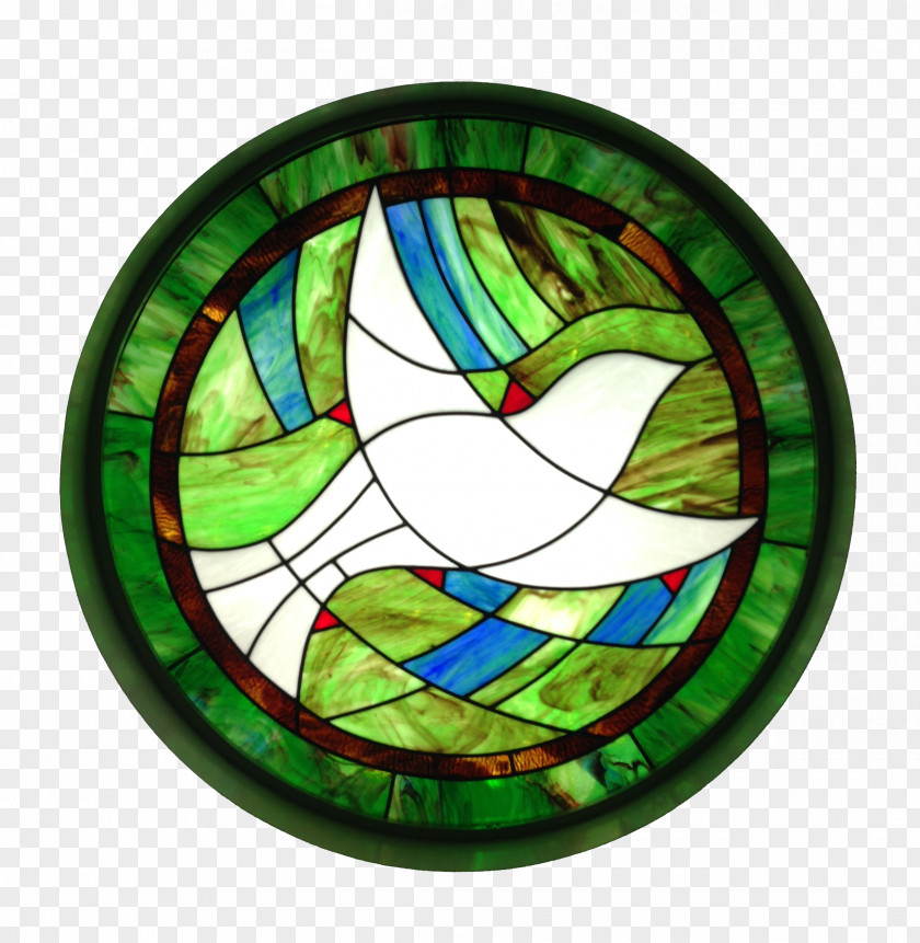 Glass Stained Material Circle PNG