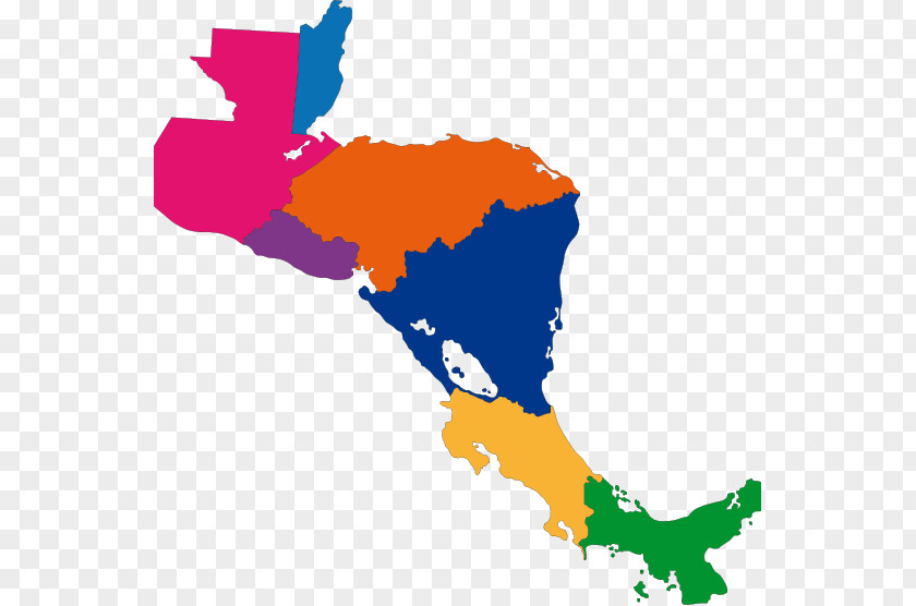 Map Central America Stock Photography PNG
