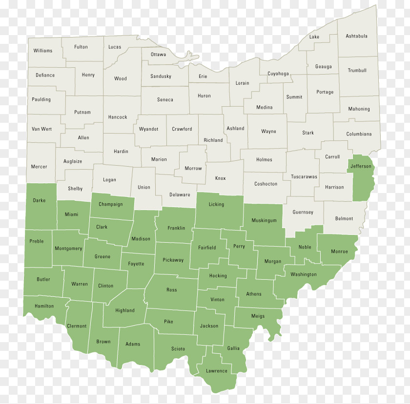 Map Ohio Education Association | OEA Alice Information Image PNG