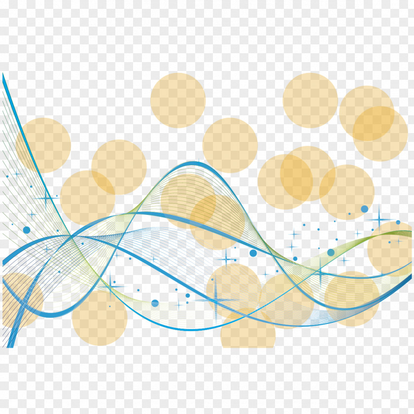 Wavy Lines Light Yellow Color Yandex PNG
