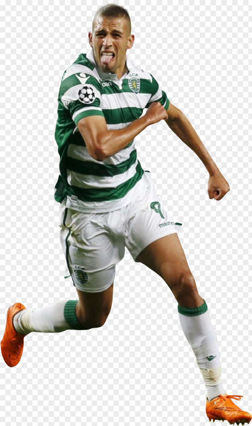 Football Islam Slimani Sporting CP Portugal National Team Manchester United F.C. Jersey PNG