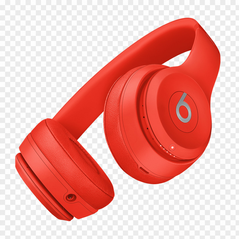 Headphones Beats Solo3 Electronics Apple Product Red PNG