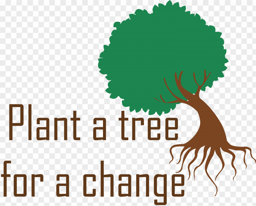 Plant A Tree For Change Arbor Day PNG