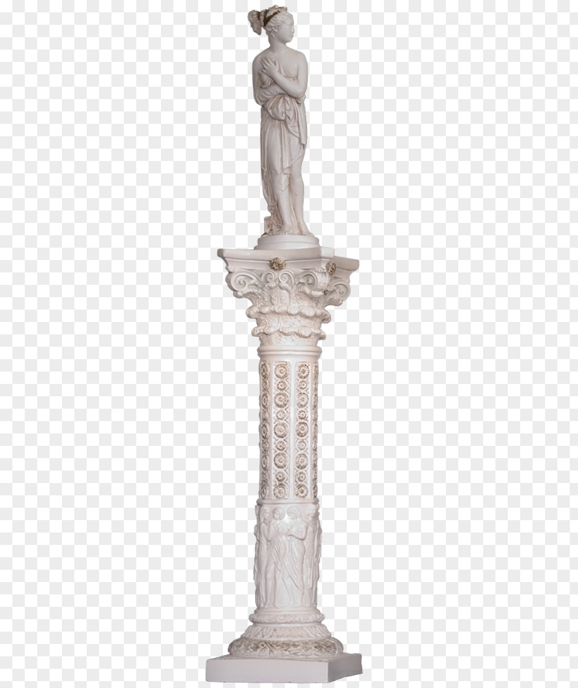 Rust-texture Statue Classical Sculpture Carving PNG