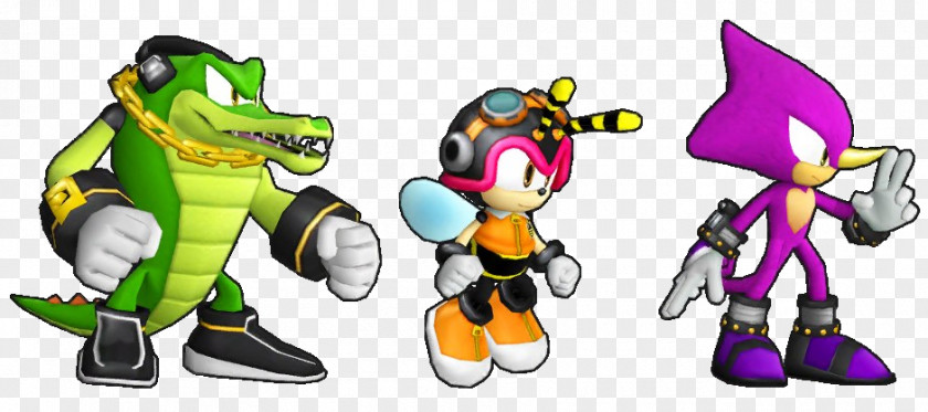 Sonic Runners Knuckles' Chaotix Vector The Crocodile Espio Chameleon Heroes PNG