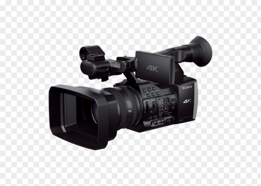 Camera Video Cameras 4K Resolution Sony Handycam FDR-AX1 PNG