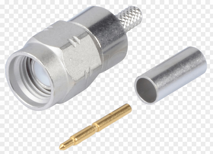 Coaxial Cable SMA Connector Electrical Crimp RP-SMA PNG