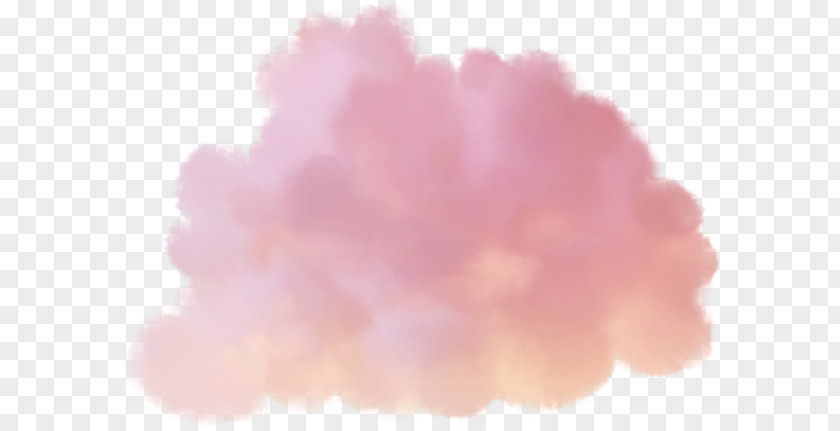 Pink Cloud Cotton Candy PNG