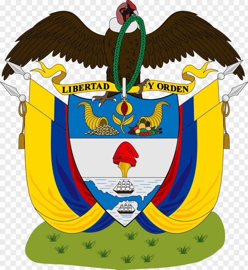 United States Of Colombia America Coat Arms PNG