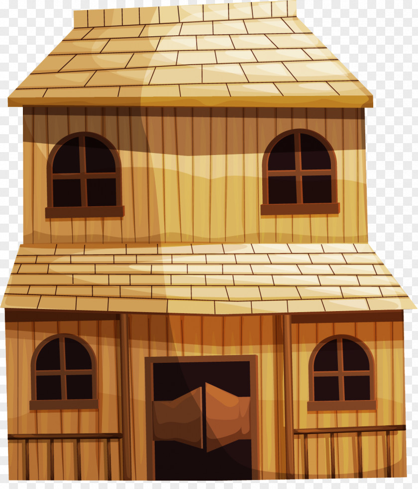 Vector Wood House American Frontier Western Saloon Royalty-free Clip Art PNG