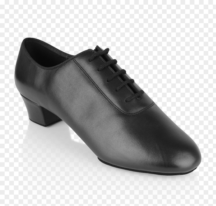 Dressy Walking Shoes For Women Soft Black Leather Shoe Ballroom Dance Latin PNG