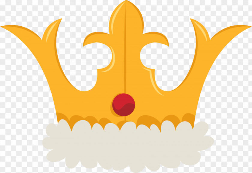 Golden Noble Crown Clip Art PNG