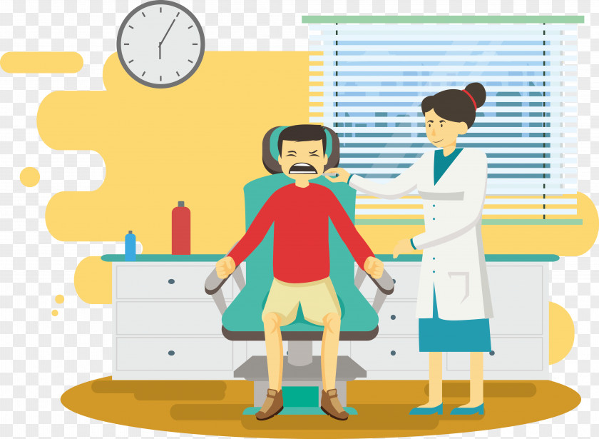 Room Hygiene Check Doctor Dentist Physician Illustration PNG