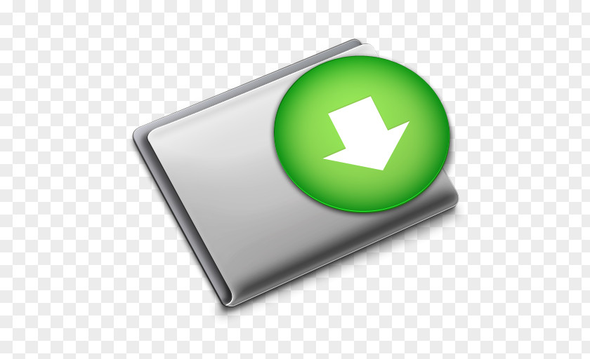 Folder Downloads Computer Icon Brand Green PNG