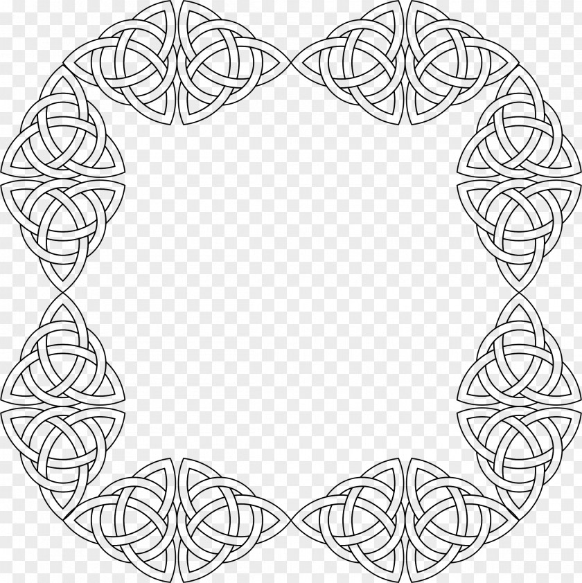 Knot Line Art Drawing Celtic PNG