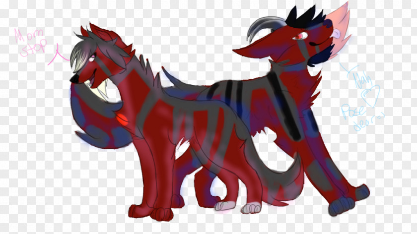 Mustang Pony Demon Dog Canidae PNG